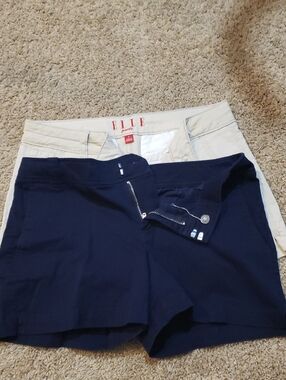 (2) Women's Bermuda Shorts